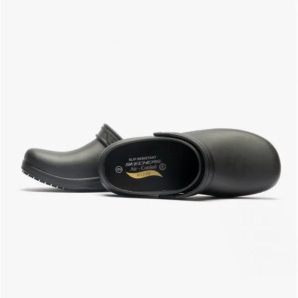 RIVERBOUND Mens Arch-Fit Clogs Black