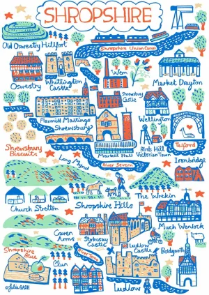 Shropshire Postcard