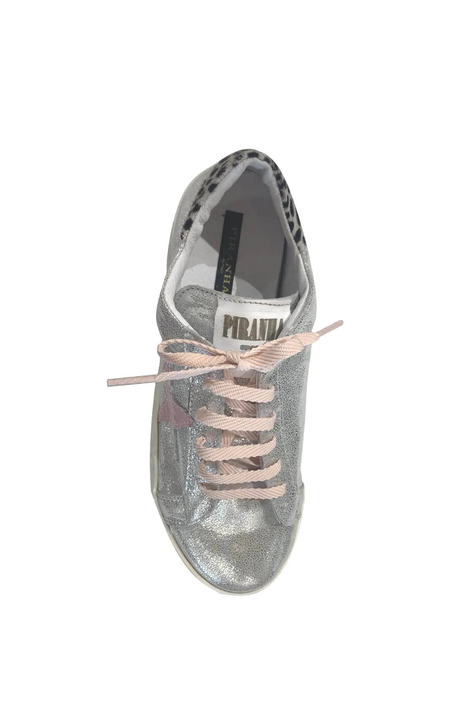Silver/Pink Sneaker