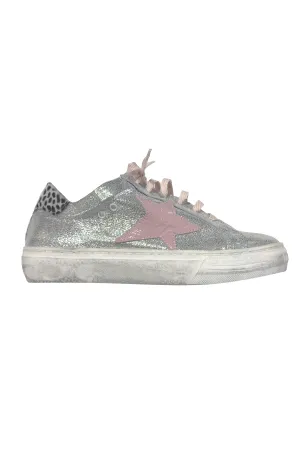 Silver/Pink Sneaker