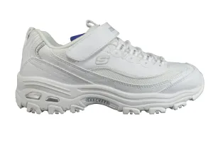 Skechers sneakers da bambina e ragazza D'Lites in the Clear 664060L WSL bianco