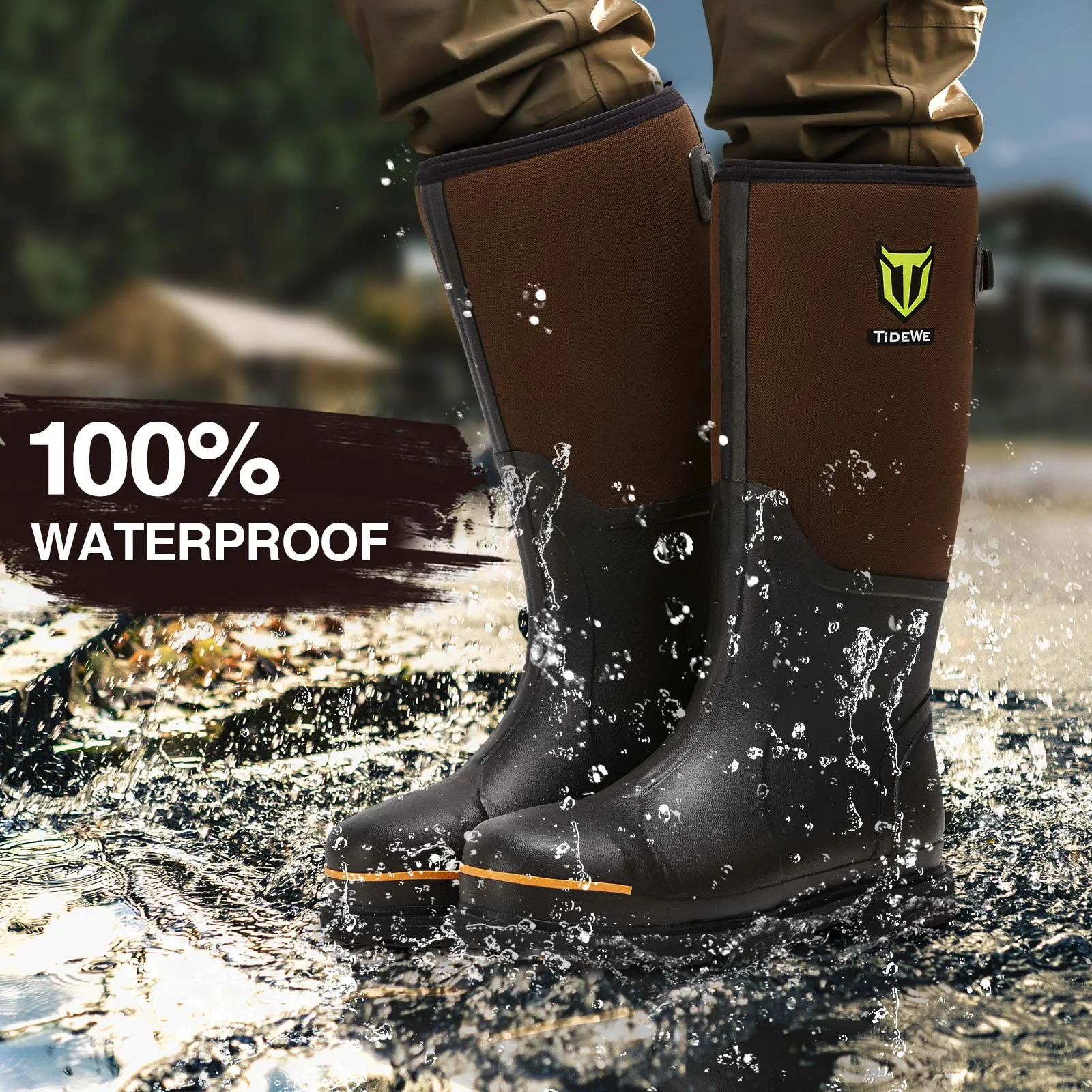 TideWe® Rubber Work Boots for Men