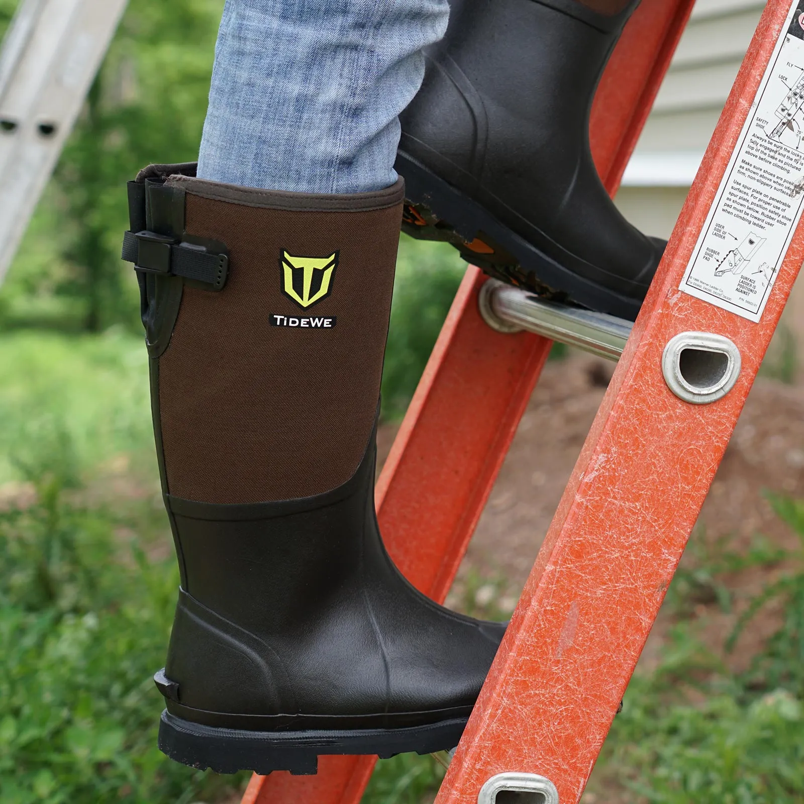 TideWe® Rubber Work Boots for Men