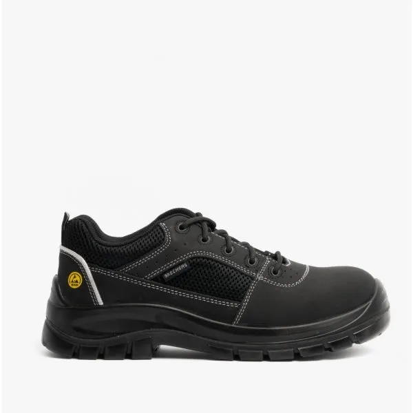 TROPHUS Mens Safety Shoes Black