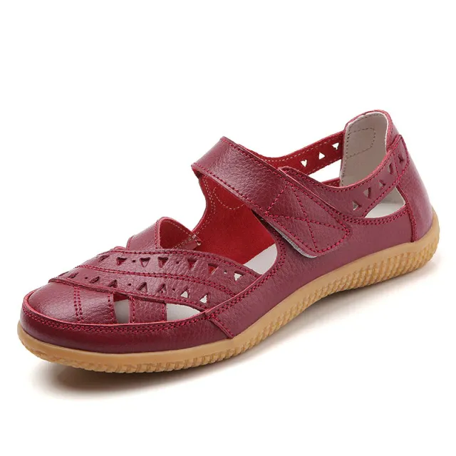 USS Shoes Alegria Women's Flat Leather Loafer Shoes