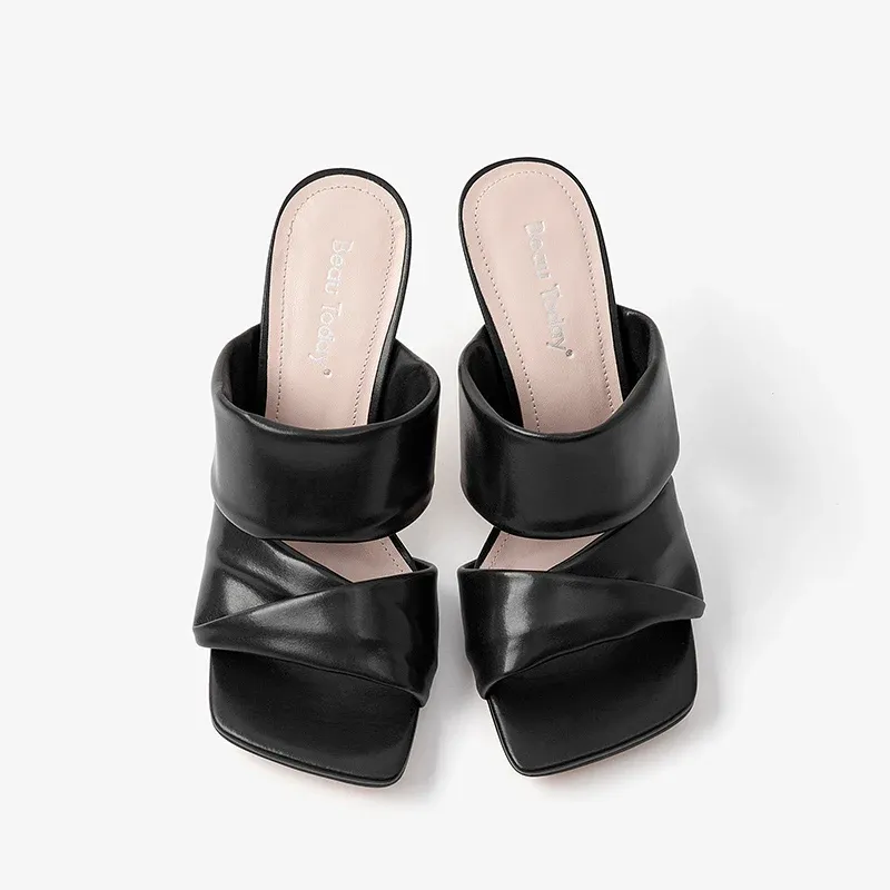 USS Shoes Lameda Women's Leather High Heel Sandals