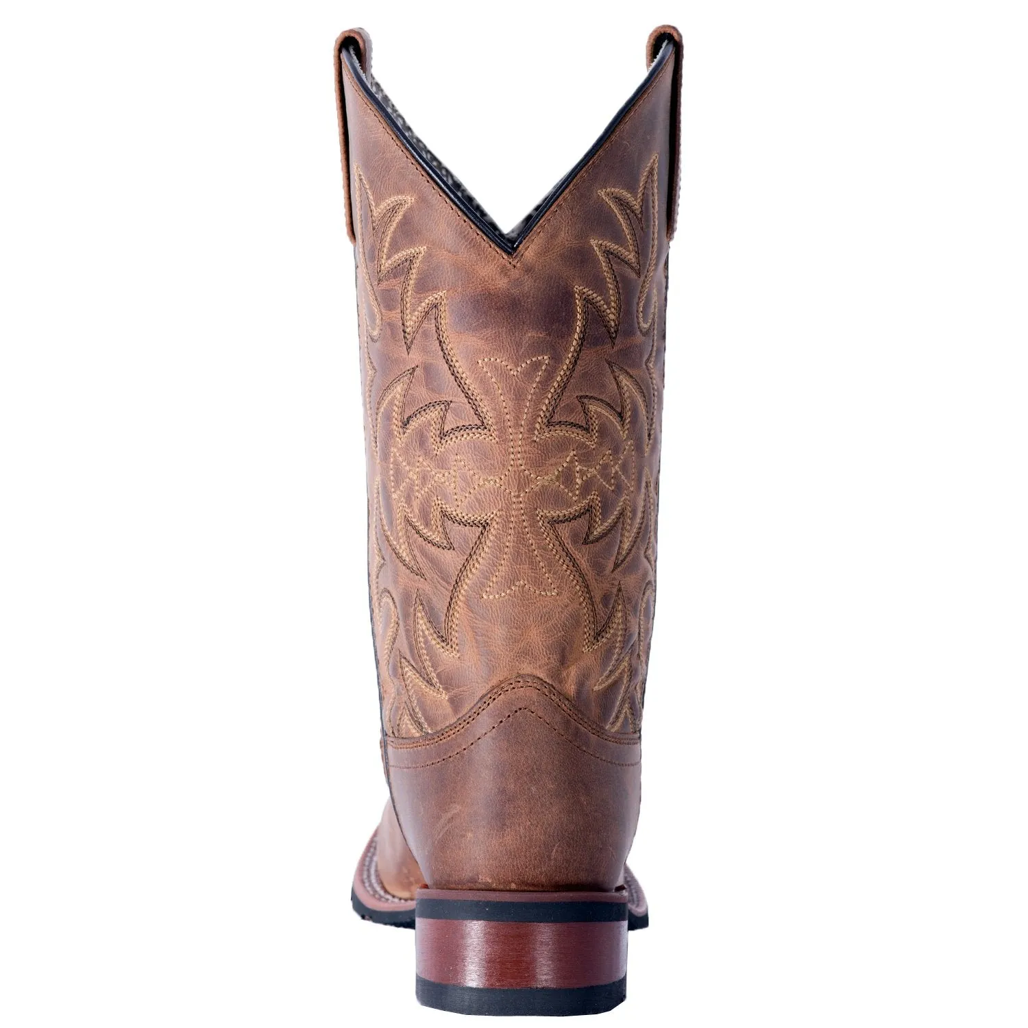 Women's Laredo 5602 11" Tan Anita Leather Wide Square Toe Boot