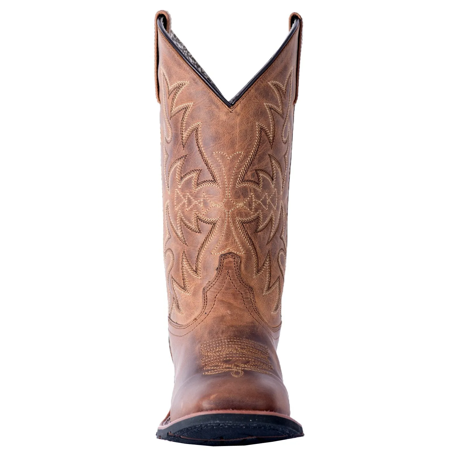 Women's Laredo 5602 11" Tan Anita Leather Wide Square Toe Boot