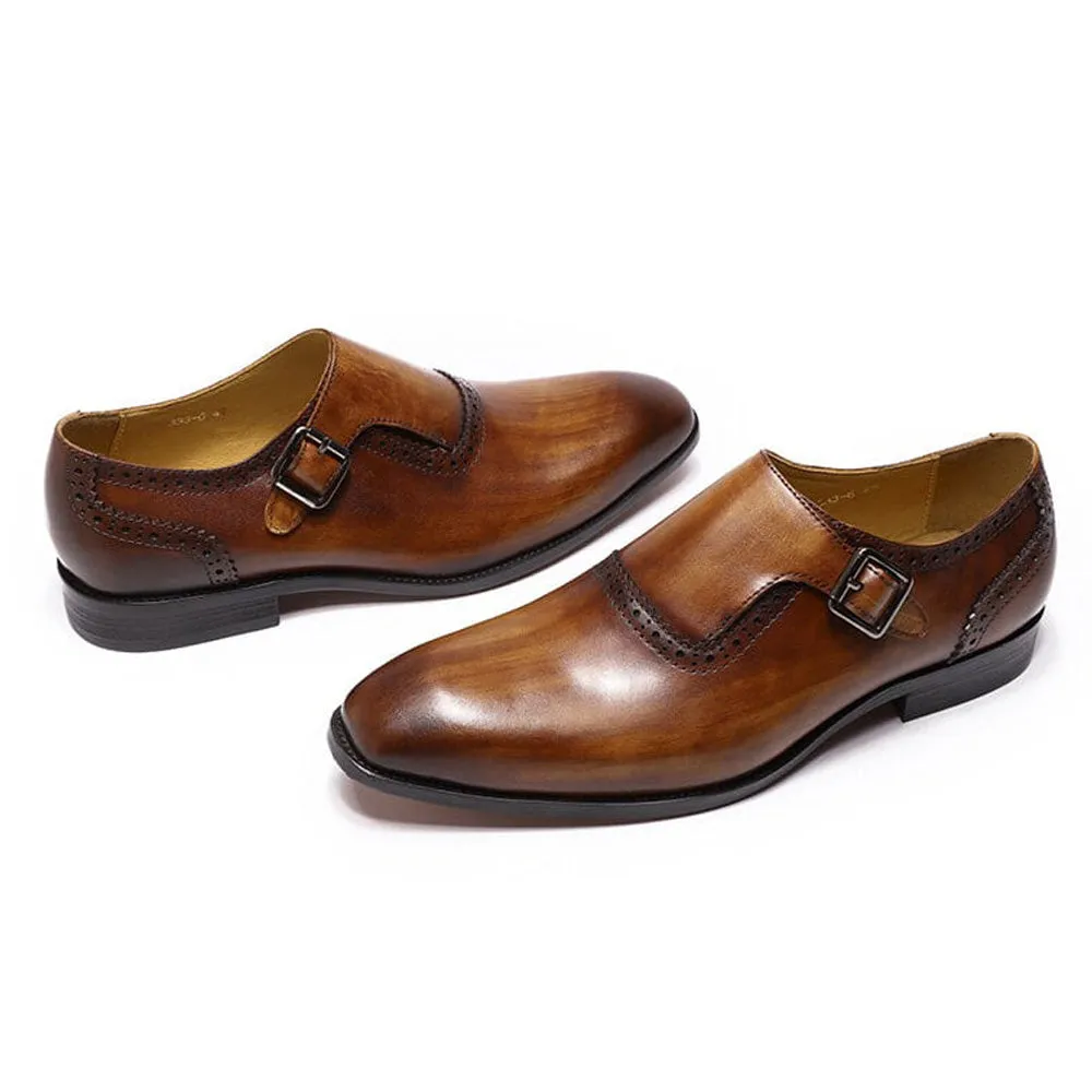 Zack Tan Single Monk Strap