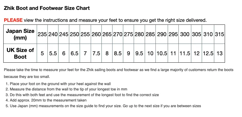 Zhik 470 Sailing Boots